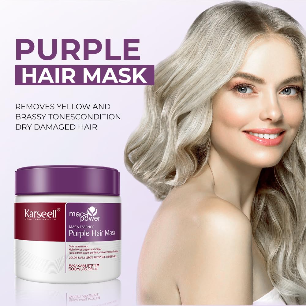 KARSEELL PURPLE HAIR MASK 500ML